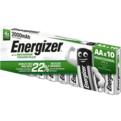 Batterie ricaricabili Energizer Power Plus Rech DP10 AA - conf. 10