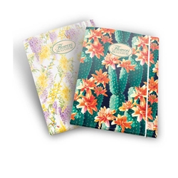 Cartella a 3 lembi Pigna Nature Flowers A4 dorso 1,2 cm 02303643L- conf. 6