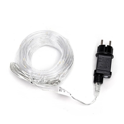 Catena luminosa tubolare per interni ed esterni a basso voltaggio Aigostar luce calda 2700K 10 m 100 led - 307226