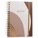 Quaderno a spirale A5 Donau Happy Life 100 fogli 80 g/m² marrone 1R 330362022