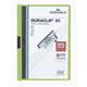 Cartellina con clip Durable DURACLIP® A4 verde - dorso 3 mm - capacità 30 fogli 2200-05- conf. 25