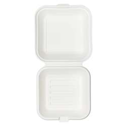 Contenitori hamburger in bagassa sbiancata Ferrari Bio - conf. 100