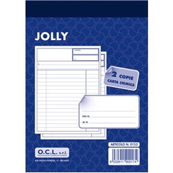 Blocco jolly O.C.L. 10,8x15,3 cm 50x2 copie - 0153N