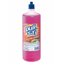 Detergente igienizzante con alcool attivo SAI per superfici dure  - formato 0,75 litri - 0502023