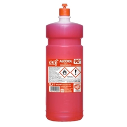 Alcool etilico denaturato 90° SAI - formato 1 litro - 0101015