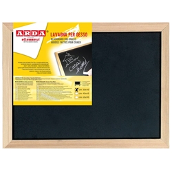 Lavagna in ardesia artificiale e cornice in legno Arda 30x40 cm - 875