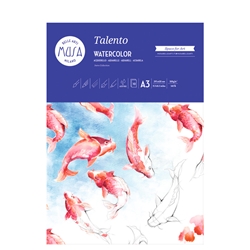 Blocco carta per acquerello Musa Talento - A3 - 300 g/m2 - 10 fogli - MU131293