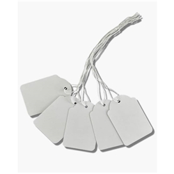 Etichette con filo Lebez bianco misure assortite - conf. 500