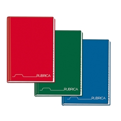 Rubrica cartonata Blasetti a fogli fissi - 1R - 70 g/m2 A4 - 384 fogli 1375