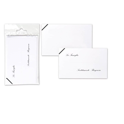 Biglietti lutto con scritta Rex-Sadoch - conf. 25