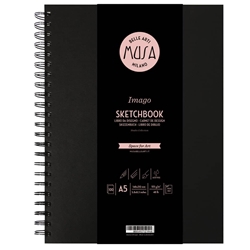 Blocco con spirale Imago SKETCH Musa 100 pagine 105 g formato A5 MU124595