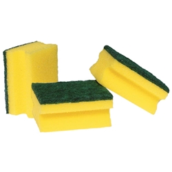 Spugna sintetica abrasiva Pippo con impugnatura salva-unghie - conf. 3