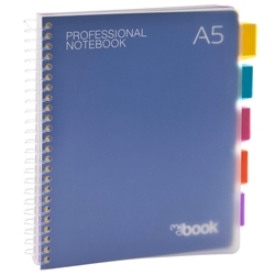 Quaderno Maxi spiralato con fori e divisori Nikoffice A5 - 150 ff - 5 mm - 30NIK041/1