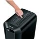 Distruggidocumenti uso personale Fellowes LX65 taglio a frammenti 4x40 mm nero - 4400701