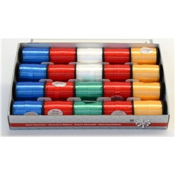 Rotolino nastro lucido Bolis Splendene 10x10 m - colori lucidi classici - conf. 20