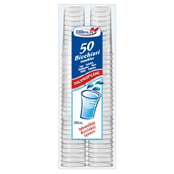 Bicchieri Tumbler in polipropilene trasparente - 355 ml - conf. 50