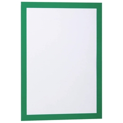 Cornice espositiva Durable Duraframe® A4 236x323 mm verde - conf. 10