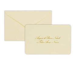 Cartoncino auguri di Natale Rex-Sadoch formato 14x9 cm - conf. 100