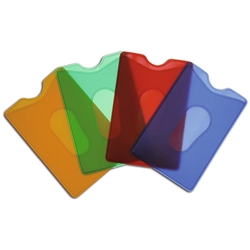 Portacarte Alplast Softcard in PVC colorato -1 scomparto colori assortiti - 901- conf. 64