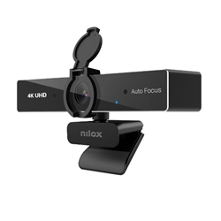 Webcam Nilox Tech - risoluzione 4K - Microfoni Integrati  Plug & Play