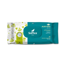 Salviette Soffice Baby Aloe confezione apri e chiudi - conf. 72 pz -