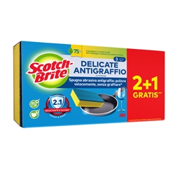 Spugna abrasiva antigraffio Scotch-Brite® Delicate cardboard conf.