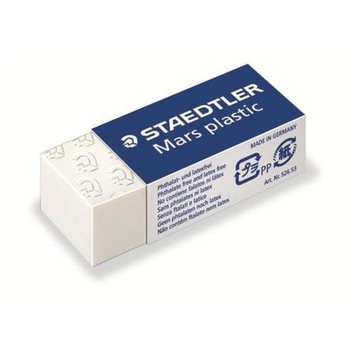 Gomma Per Cancellare Staedtler Mars Plastic - Confezione Da 20 Pezzi, Bianca - Foto 7