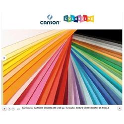 Cartoncini colorati Colorline - Canson - giallo Oro - conf. 25