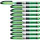 Evidenziatore Navigator Stabilo - punta a scalpello - 1/4 mm - verde - conf. 10