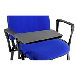 Coppia braccioli con tavoletta destra - Unisit Dado - nero
