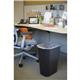 Contenitore in resina Wastebasket 38.8 L Rubbermaid nero FG295700BLA