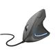 Mouse con filo verticale Trust Vetro - USB - nero