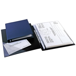 Raccoglitori S. Remo 2000 Sei Rota - 4 anelli a D da Ø 25 mm - 25x35 cm - nero