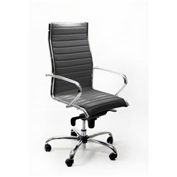 Poltrona direzionale Pollux New Unisit - fili di luce - grigio - PNP/F14