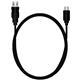 Cavo di ricarica e sincronizzazione Media Range USB 3.1 C/USB 3.0 A 1,2m nero - MRCS160