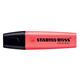 Evidenziatori Stabilo Boss Original - punta a scalpello - 2/5 mm - rosso - conf. 10