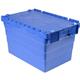 Cassa impilabile per alimenti in PPL 50 L Viso 600x400x305 mm blu DSW5539