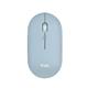 Mouse ultrasottile wireless Trust ricaricabile - azzurro - 24126