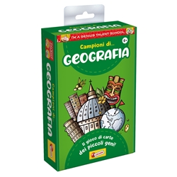 Gioco in scatola materie scolastiche I'm a Genius Geografia - 92307