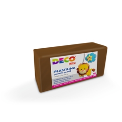Image of Plastilina Deco in panetto da 500 g marrone 07030031