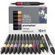 Pennarelli doppia punta Winsor&Newton 12 colori assortiti manga steampunk - 0290143- conf. 12