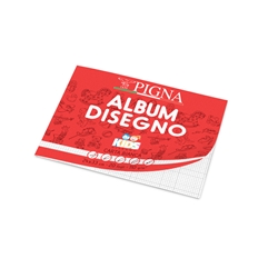Album da disegno Pigna Kids - 24x33 cm 110 g/m² rigatura 5 mm - 20 ff - conf. 10