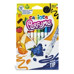 Pennarelli doppia punta Carioca Perfume conf. da 12 colori assortiti