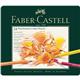 Matite colorate permanenti Faber Castell Polychromos mina 3,8 mm box metallo - colori assortiti - conf. 24