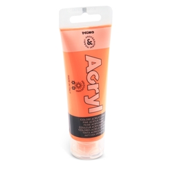 Colore acrilico Primo in bottiglia PET con tappo dosatore 75 ml - 250 arancio fluo - 420TAF75250