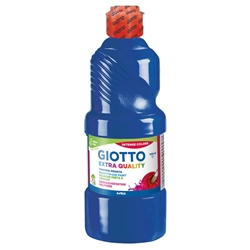 Tempera pronta Giotto Extra Quality in flacone 500 ml blu oltremare - F53281700