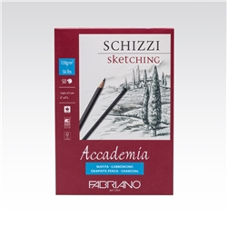Image of Blocco collato Fabriano Accademia grana naturale 120 g A5031