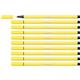 Pennarelli Stabilo Pen 68 tratto 1 mm giallo limone 68/24- conf. 10