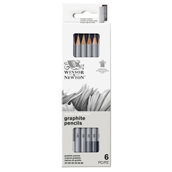Set matite in grafite Winsor&Newton Studio Collection scatola in metallo 6 - conf. 6