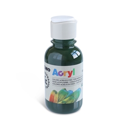 Colore acrilico Primo in bottiglia PET con tappo dosatore 125 ml - 690 verde vescica - 402TA125690